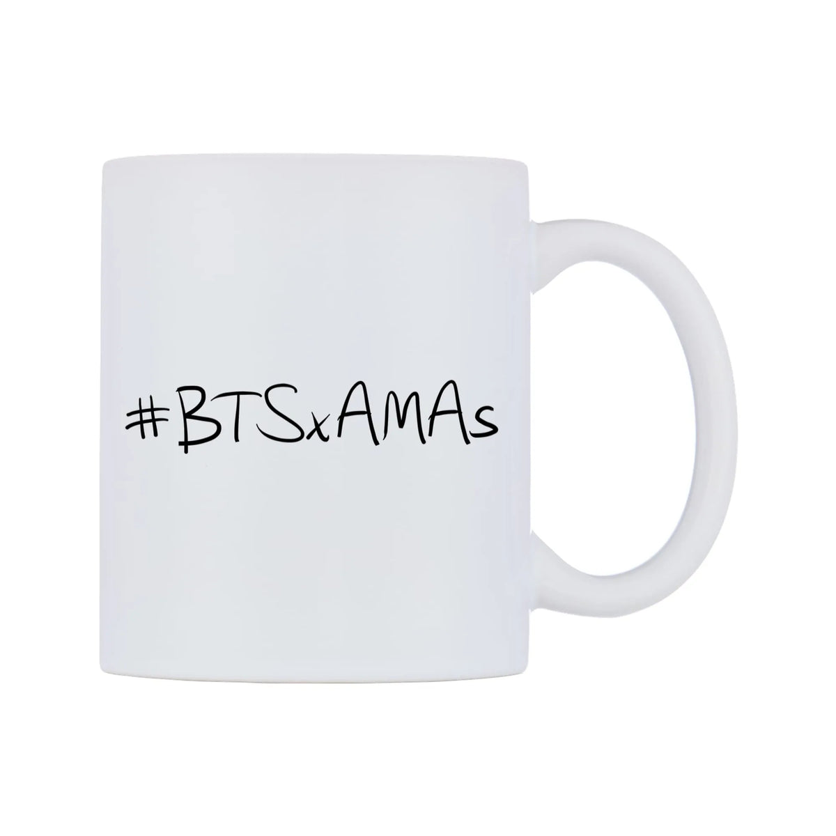 BTSxAMAs Mug — mug, left side, on a white background