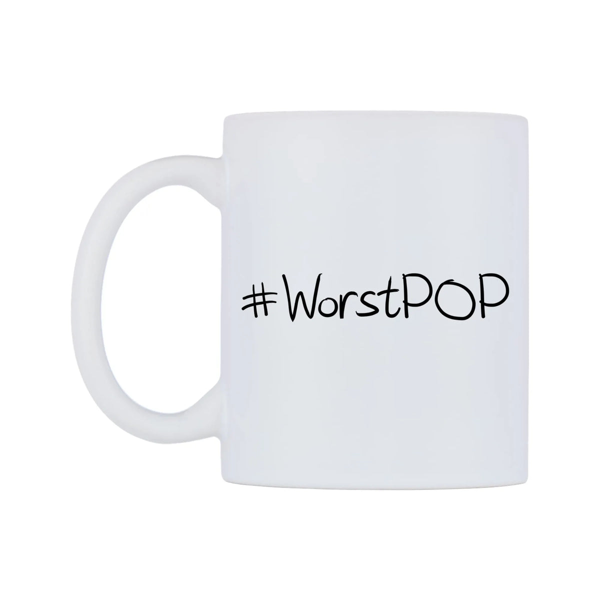 WorstPOP Mug — mug, right side, on a white background