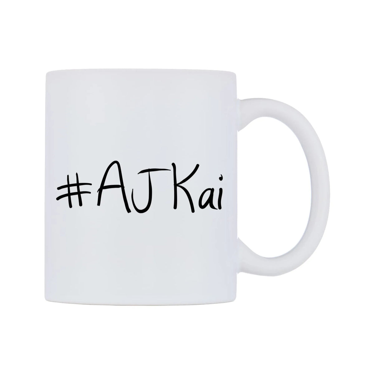 AJKai Mug — mug, left side, on a white background