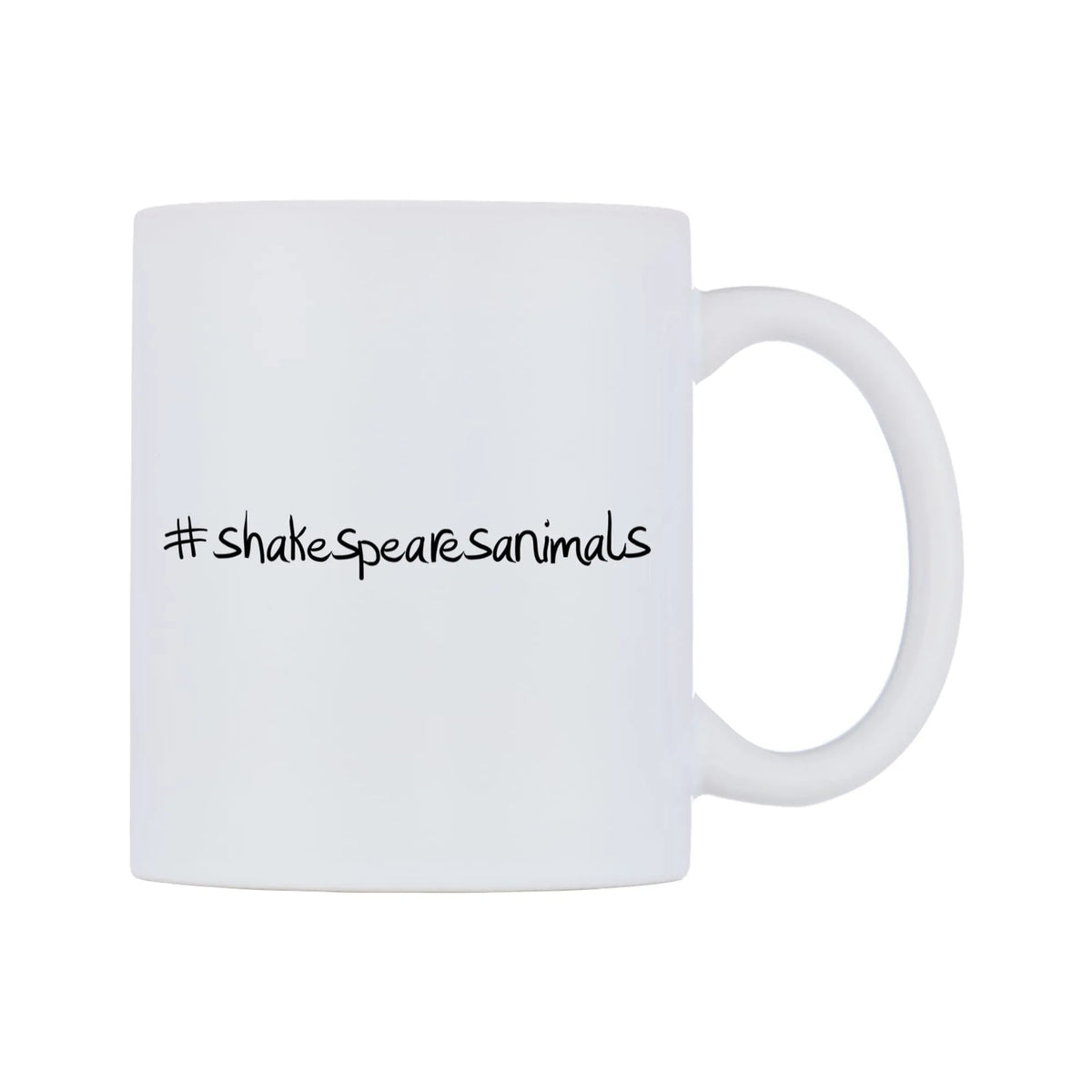 shakespearesanimals Mug — mug, left side, on a white background
