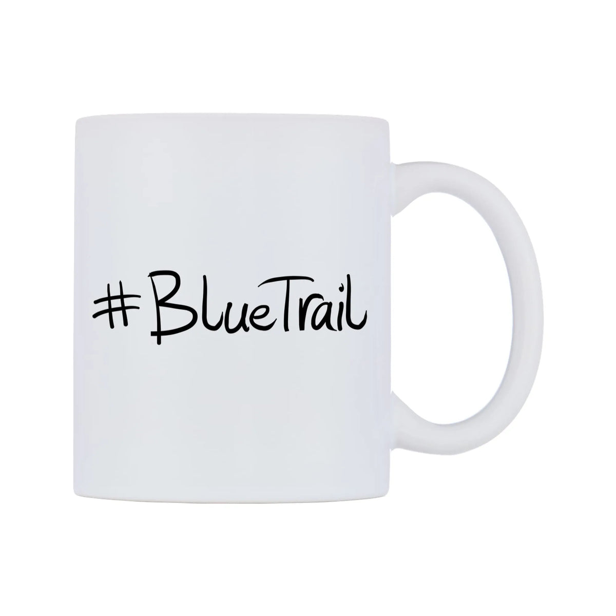 BlueTrail Mug — mug, left side, on a white background