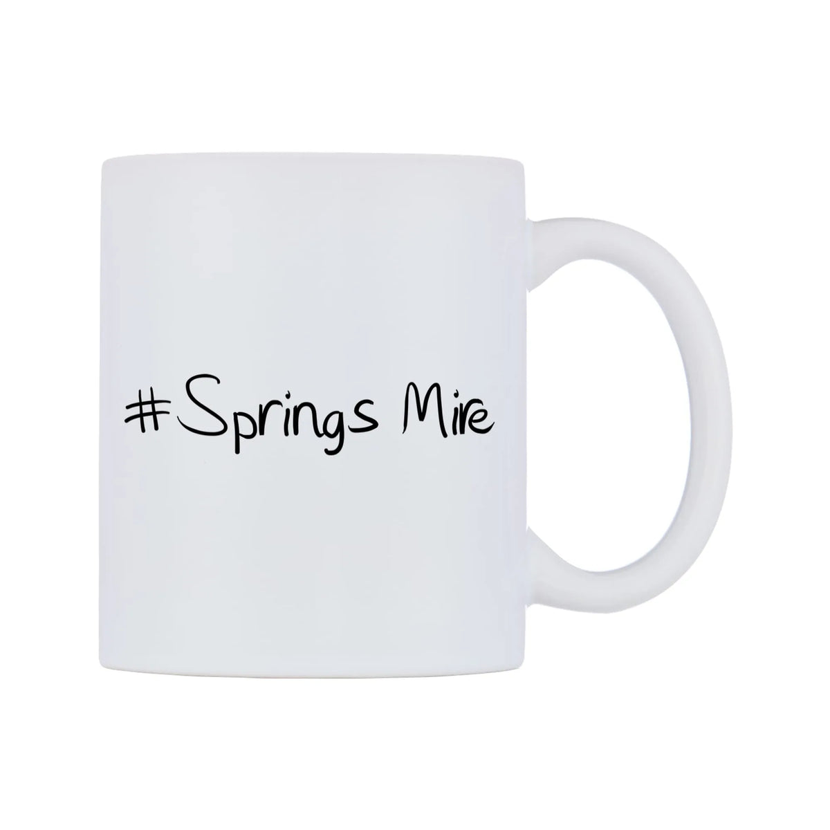 Springs Mire Mug — mug, left side, on a white background