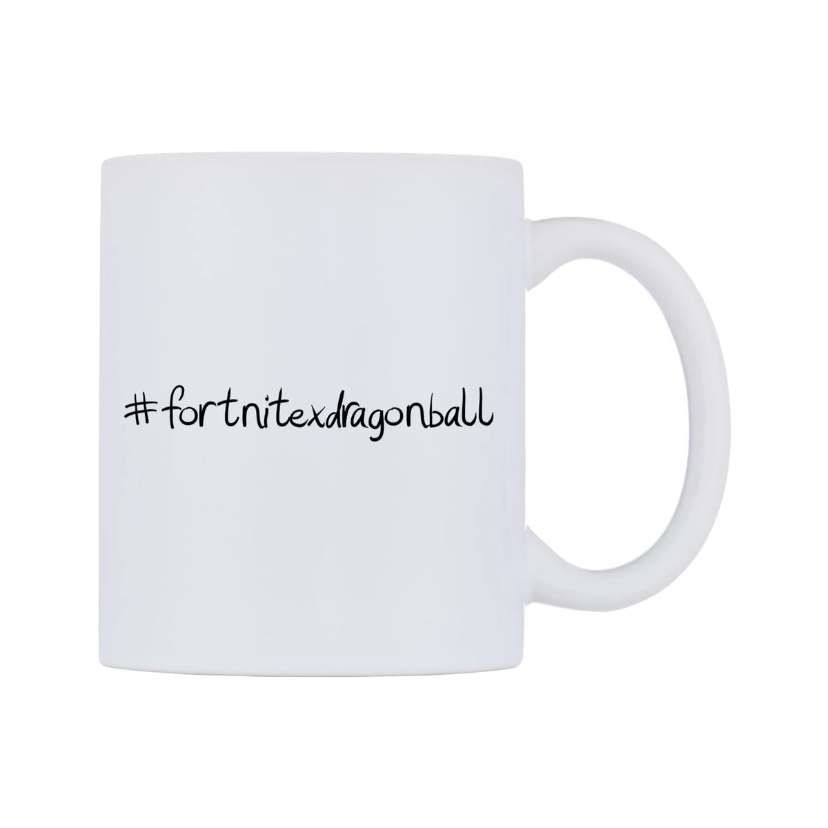 fortnitexdragonball Mug — mug, left side, on a white background