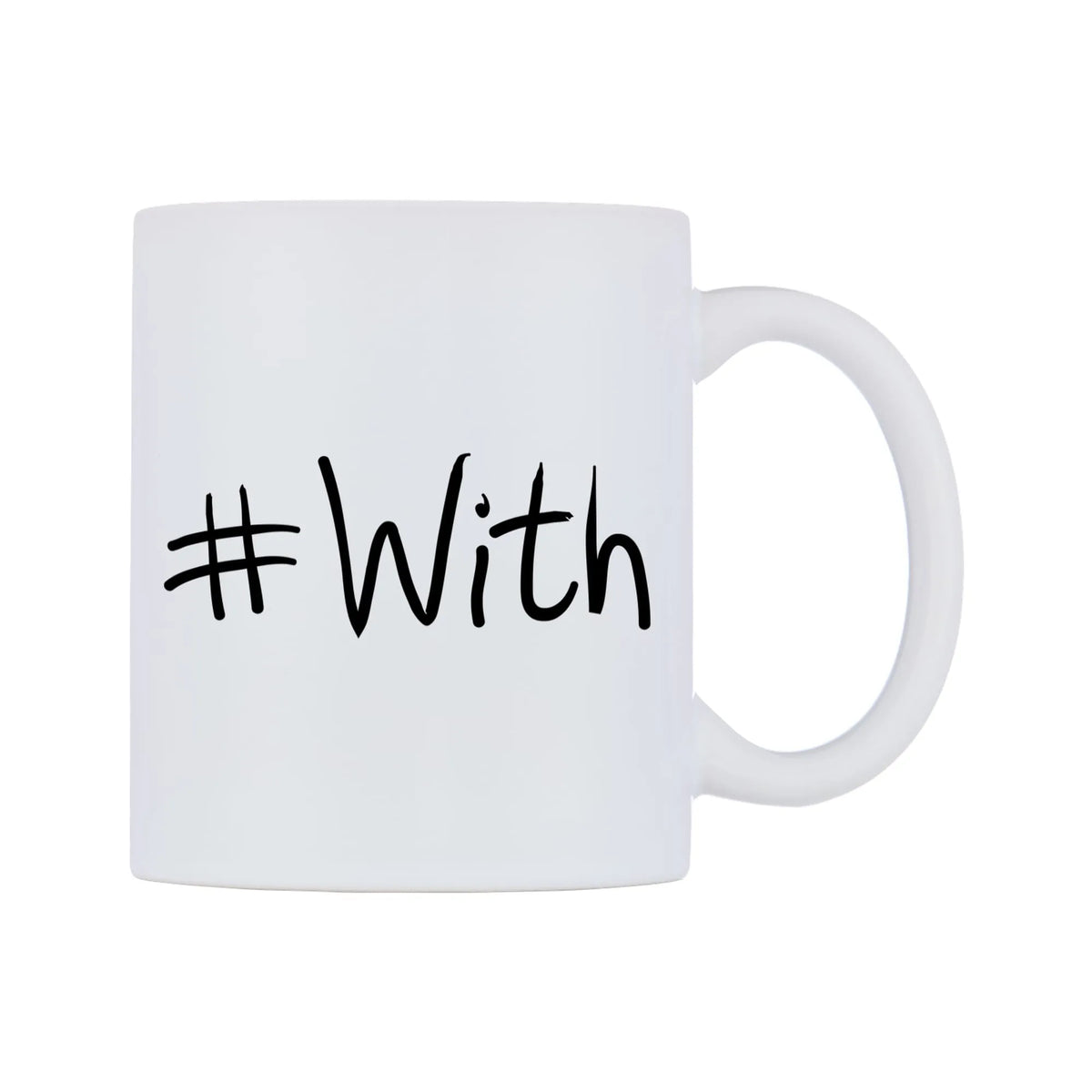 With Mug — mug, left side, on a white background