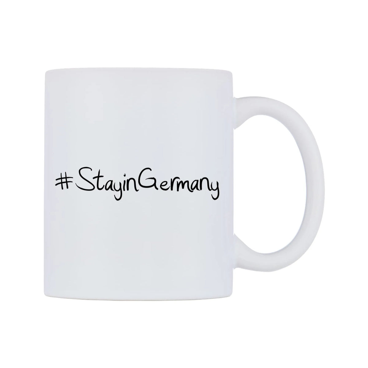 StayinGermany Mug — mug, left side, on a white background