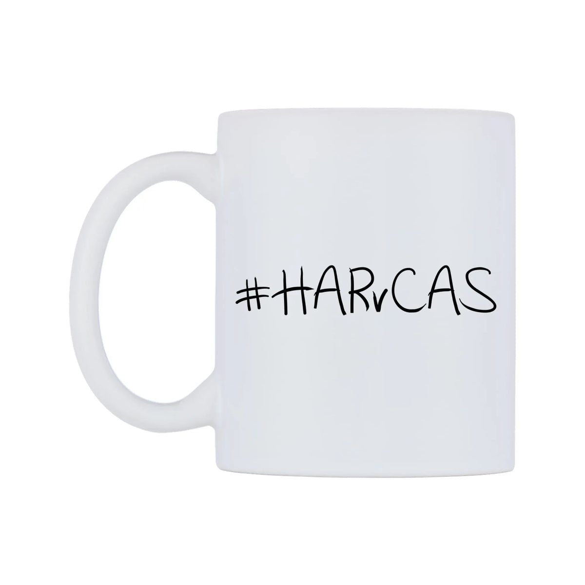 HARvCAS Mug — mug, right side, on a white background