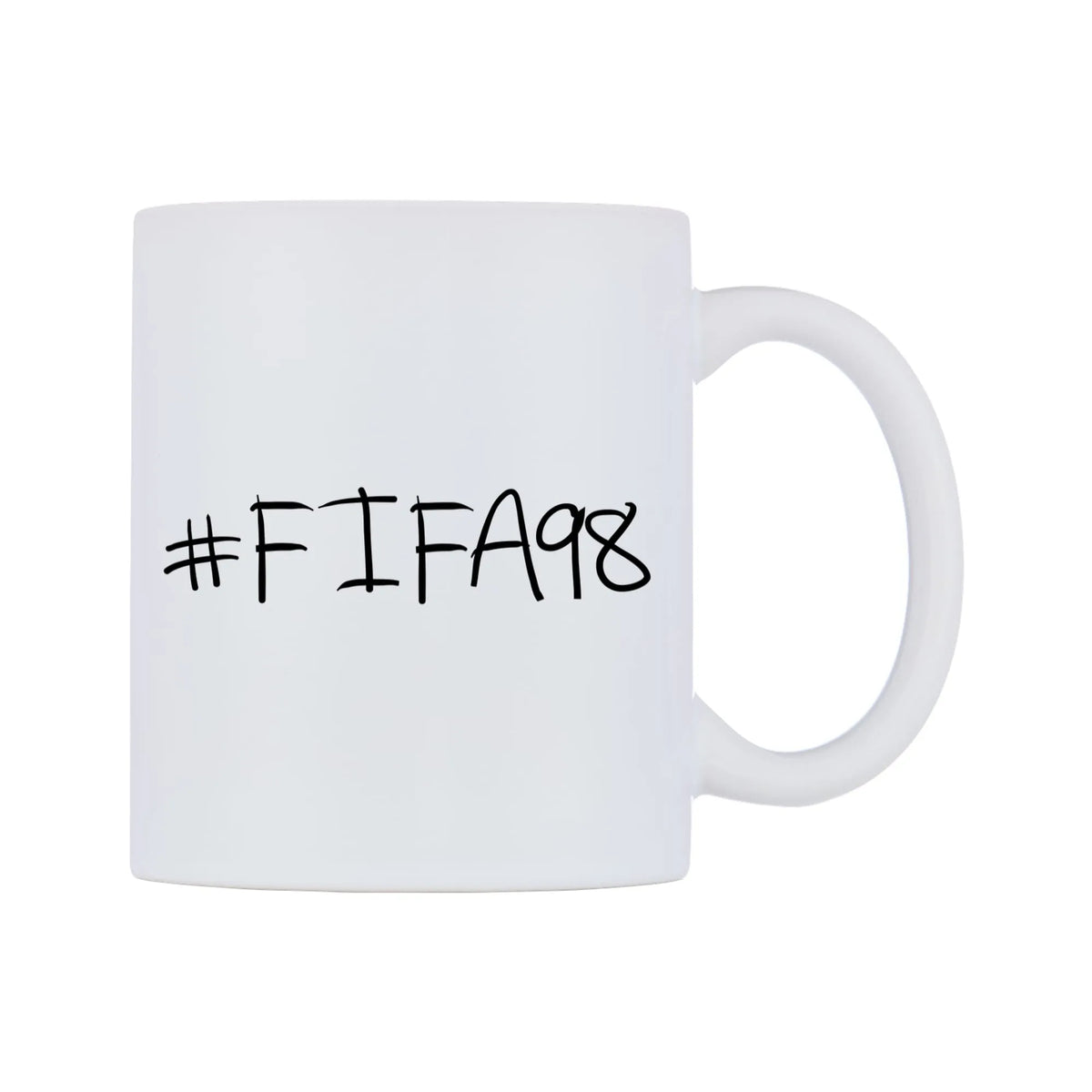 FIFA98 Mug — mug, left side, on a white background