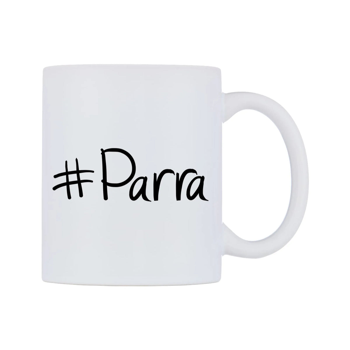 Parra Mug — mug, left side, on a white background