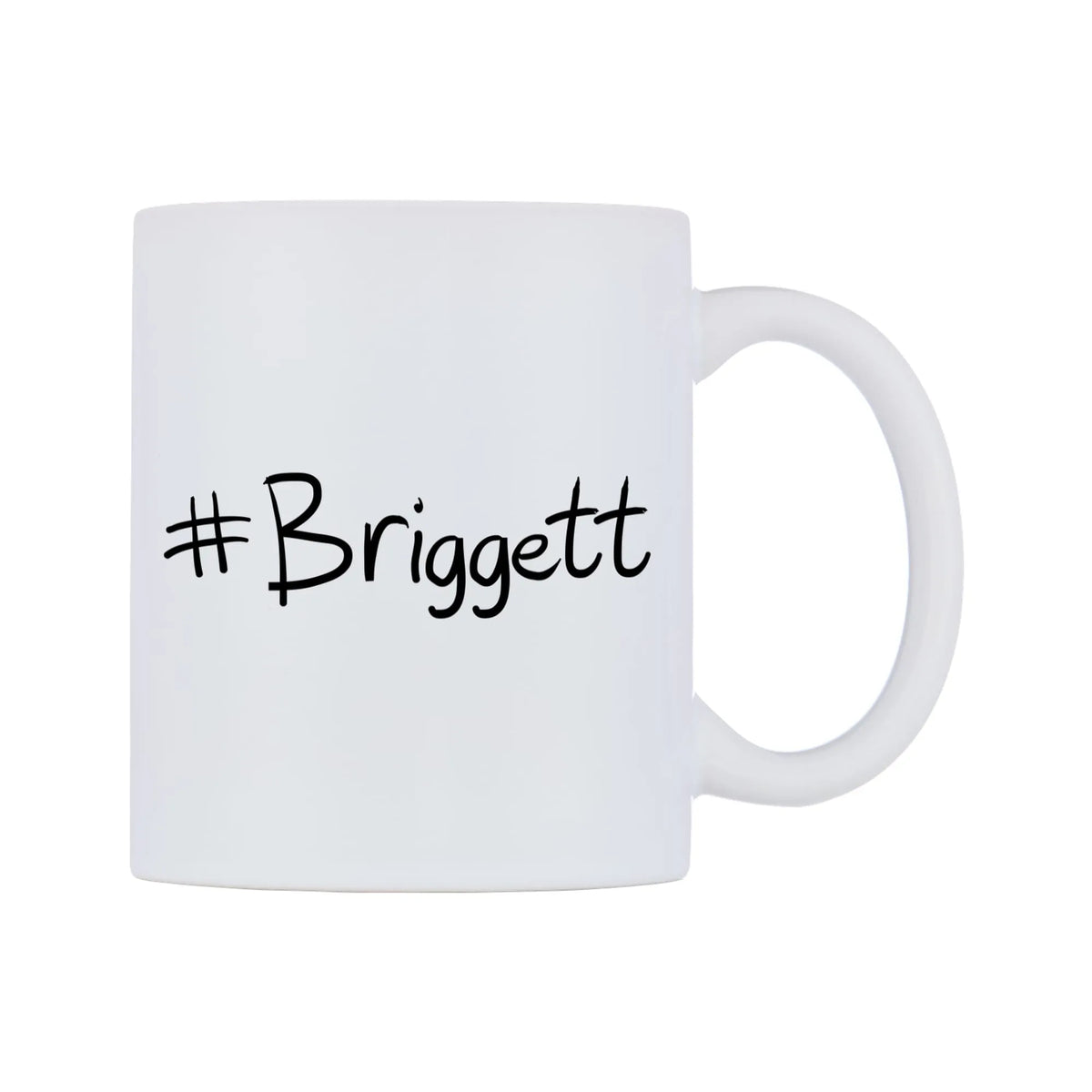 Briggett Mug — mug, left side, on a white background
