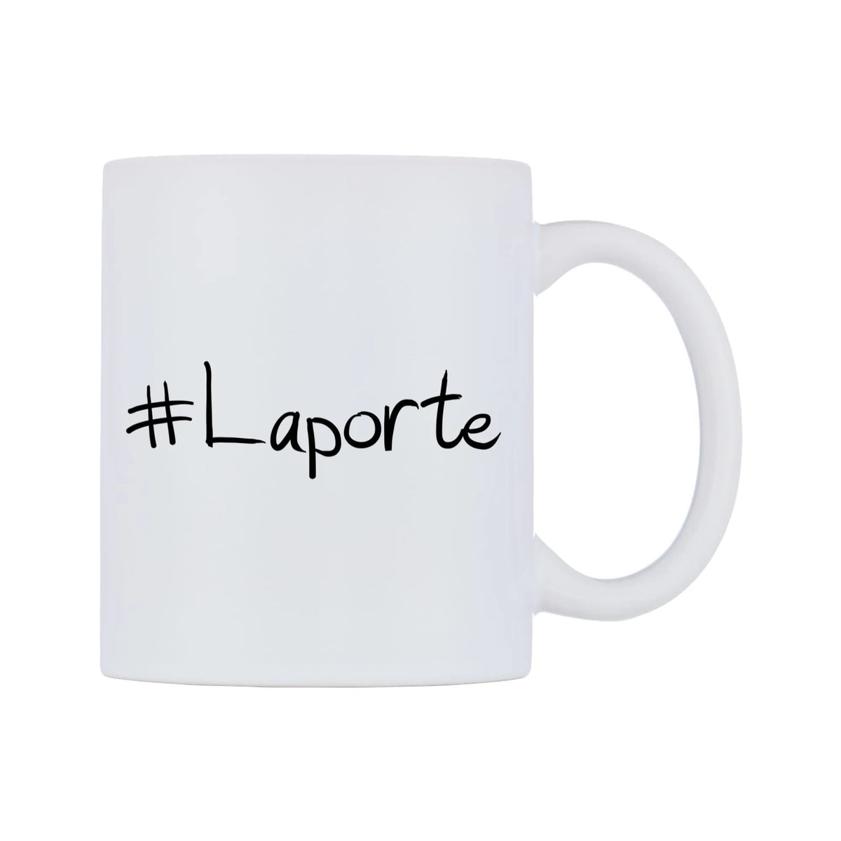 Laporte Mug — mug, left side, on a white background