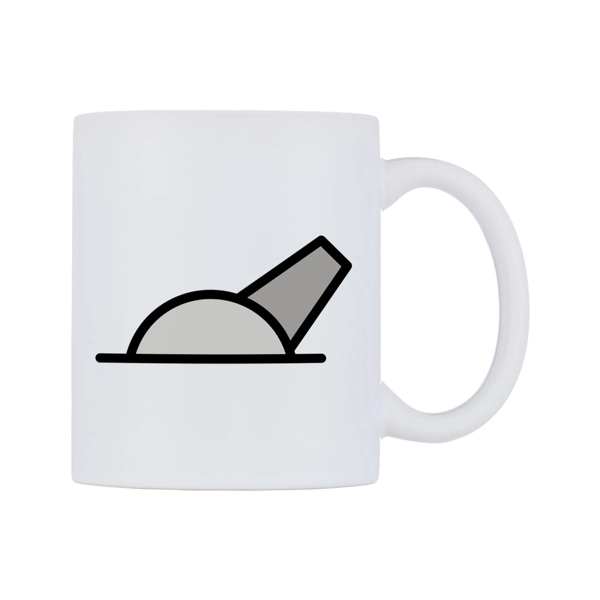 Switch Emoji Mug — mug, left side, on a white background