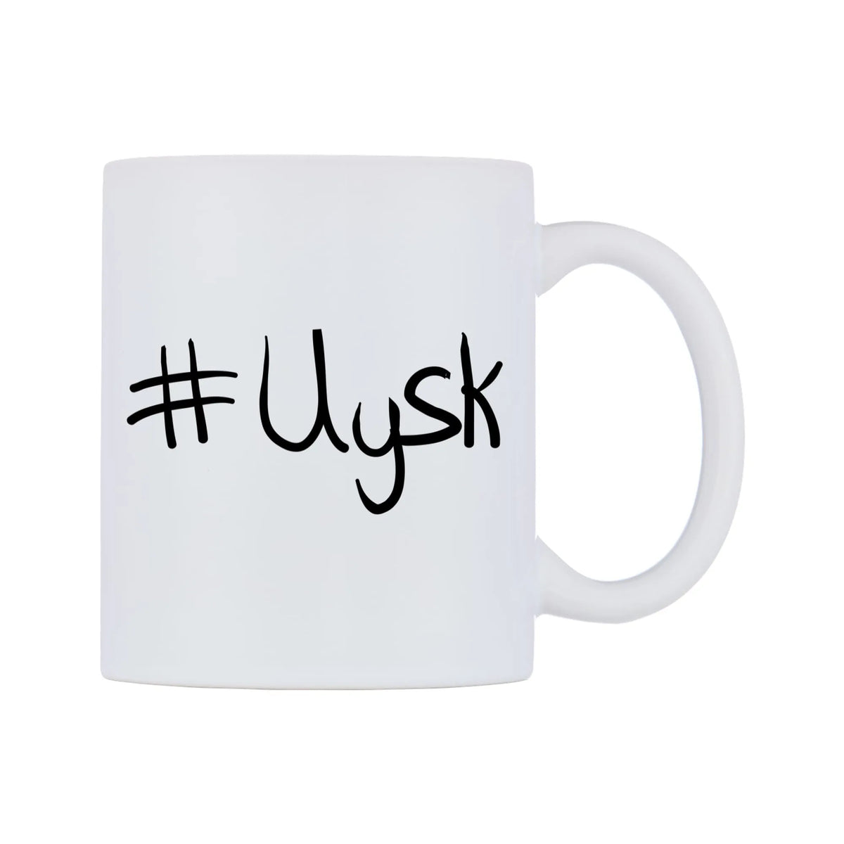 Uysk Mug — mug, left side, on a white background