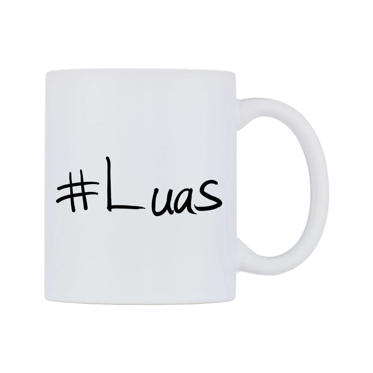 Luas Mug — mug, left side, on a white background