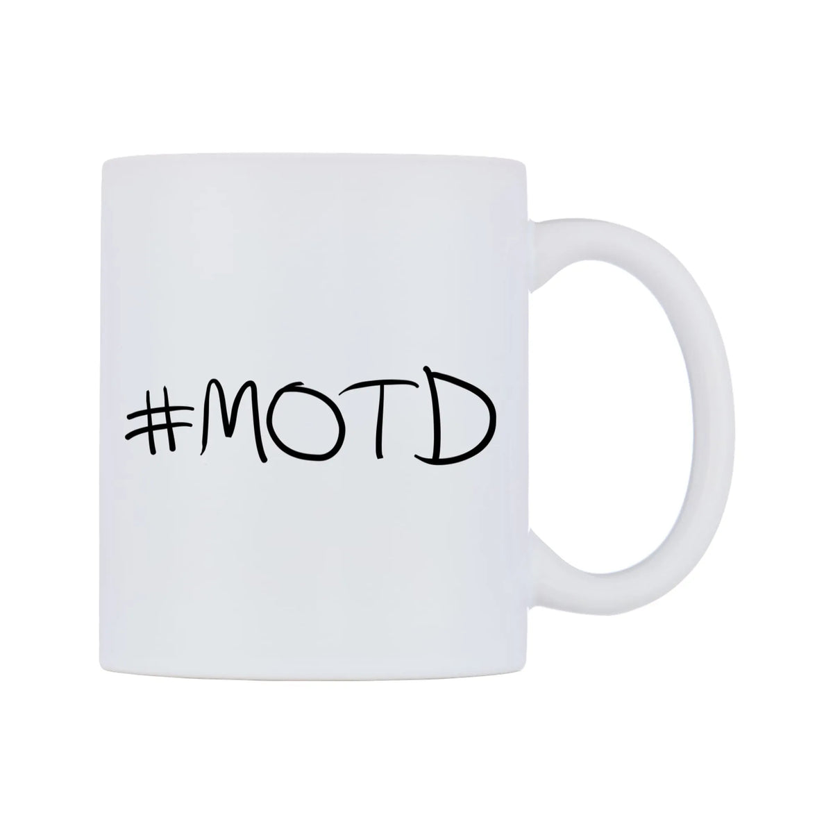 MOTD Mug — mug, left side, on a white background