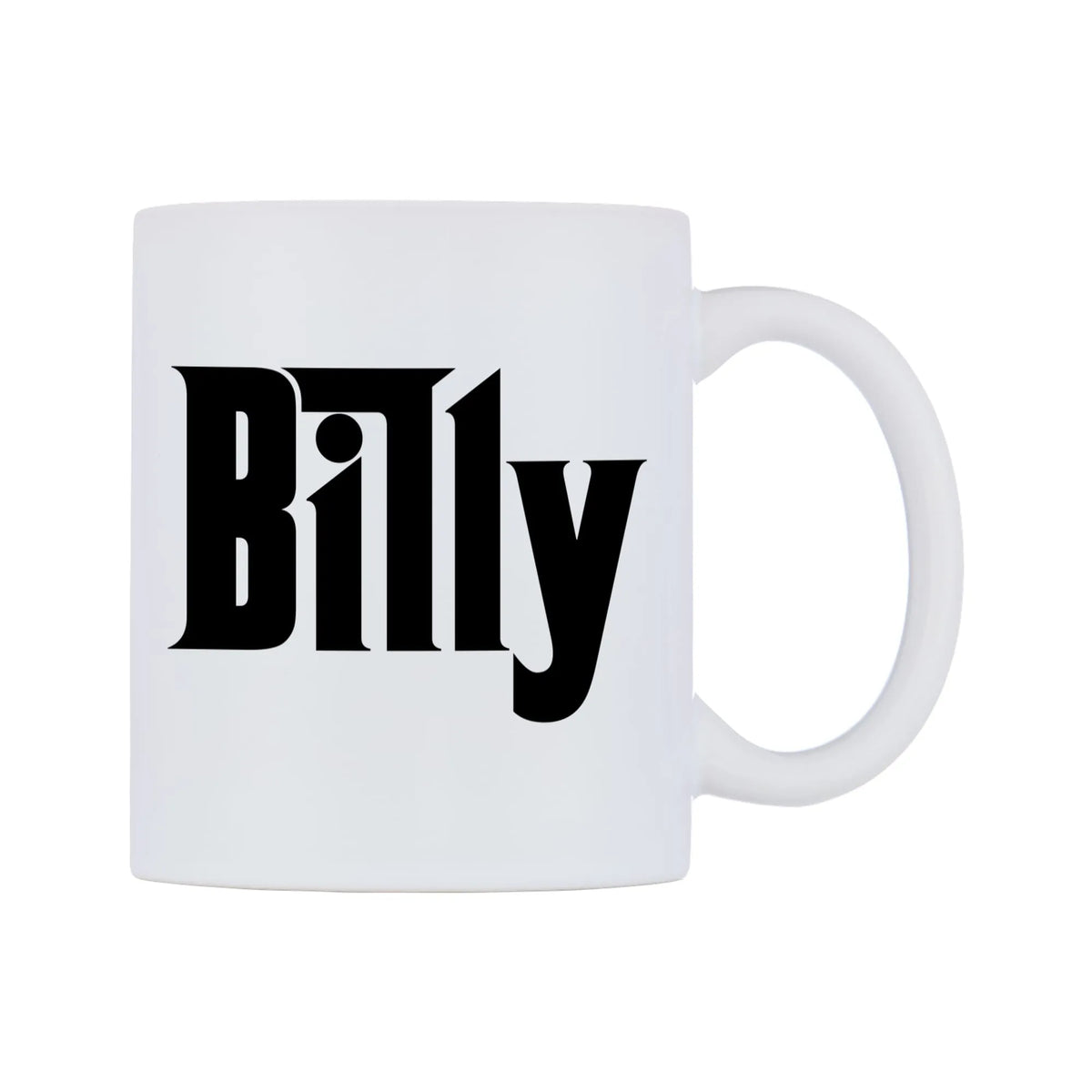 Billy - Godfather Themed Mug — white 11oz gloss mug, left side, on a white background