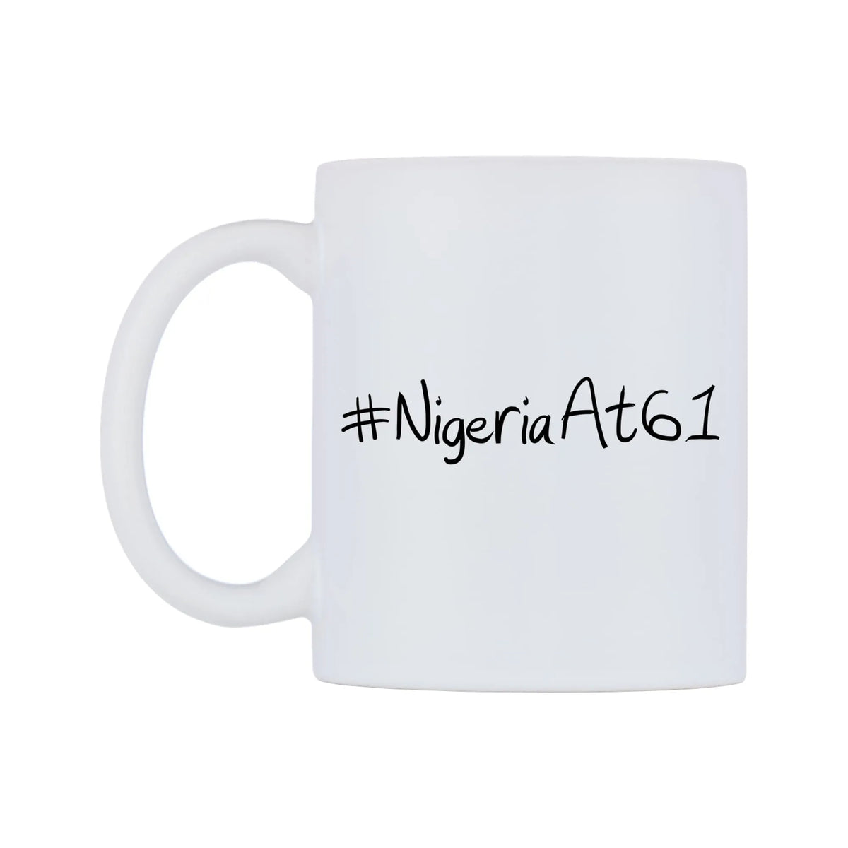 NigeriaAt61 Mug — mug, right side, on a white background