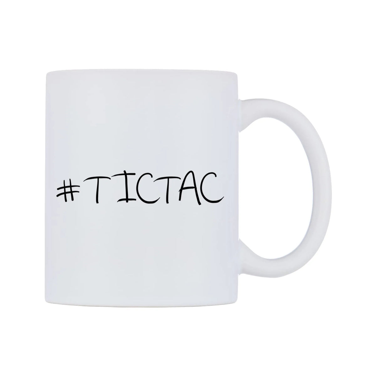 TICTAC Mug — mug, left side, on a white background