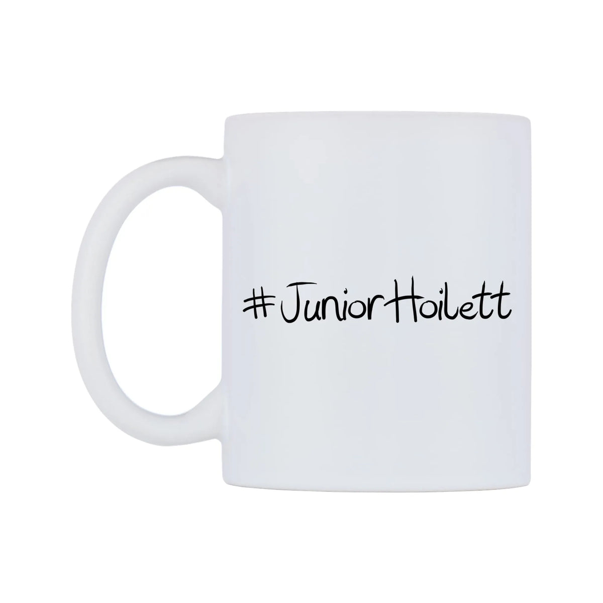 JuniorHoilett Mug — mug, right side, on a white background