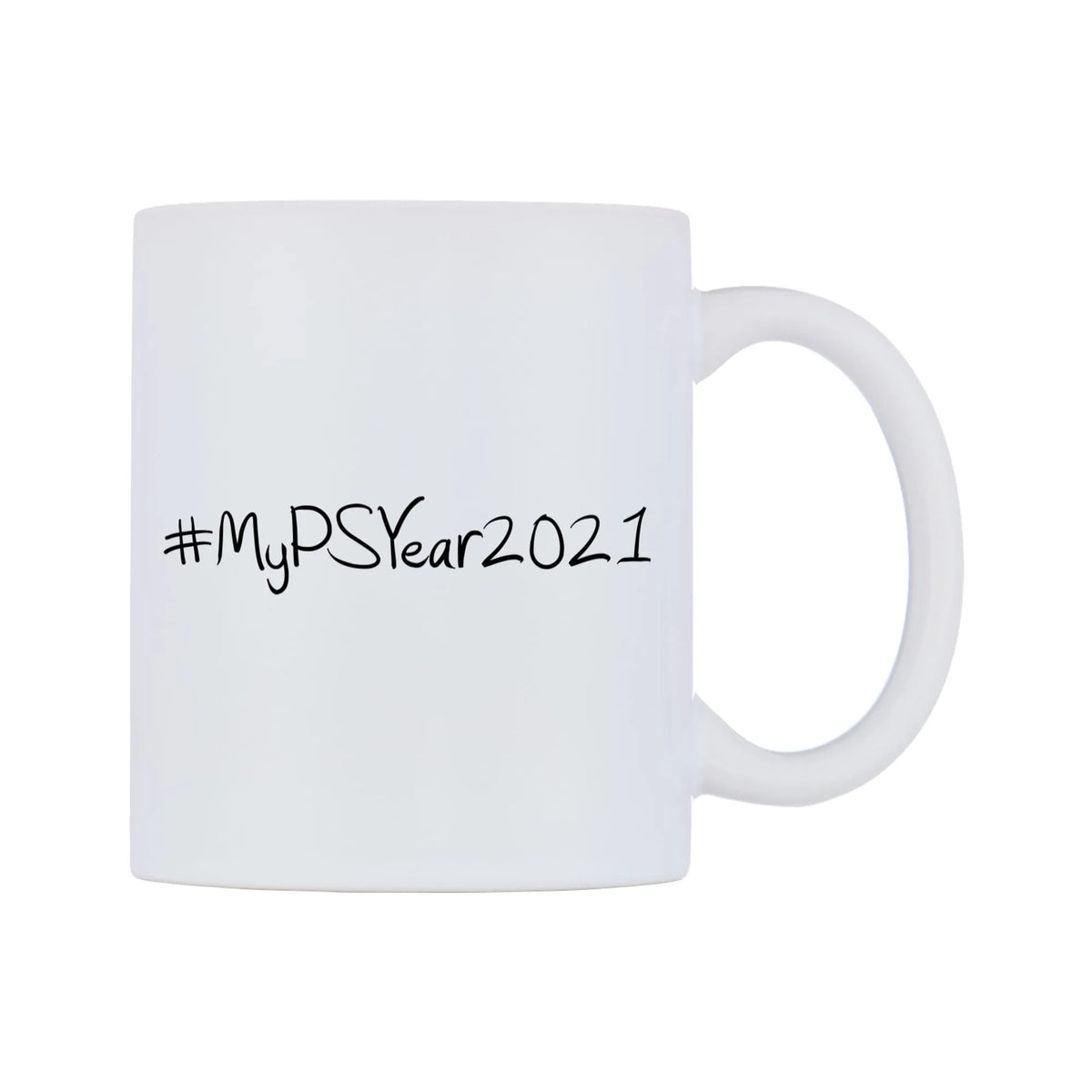 MyPSYear2021 Mug — mug, left side, on a white background