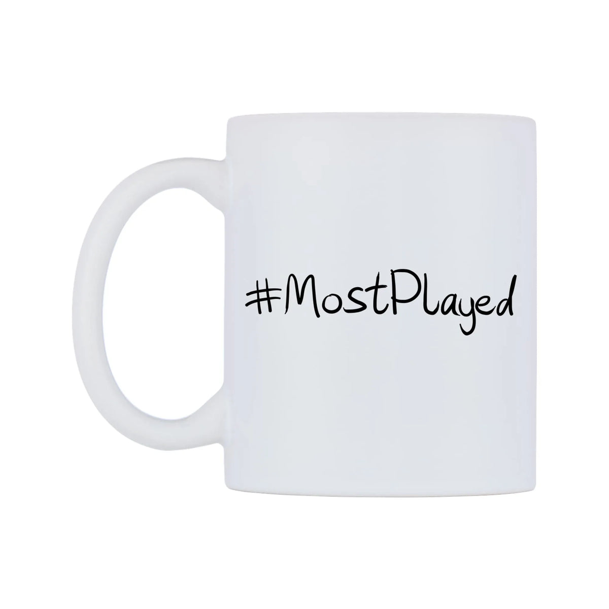 MostPlayed Mug — mug, right side, on a white background