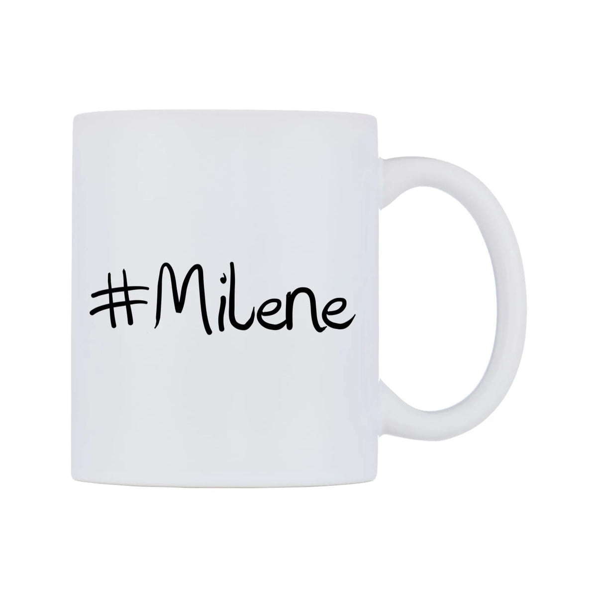 Milene Mug — mug, left side, on a white background