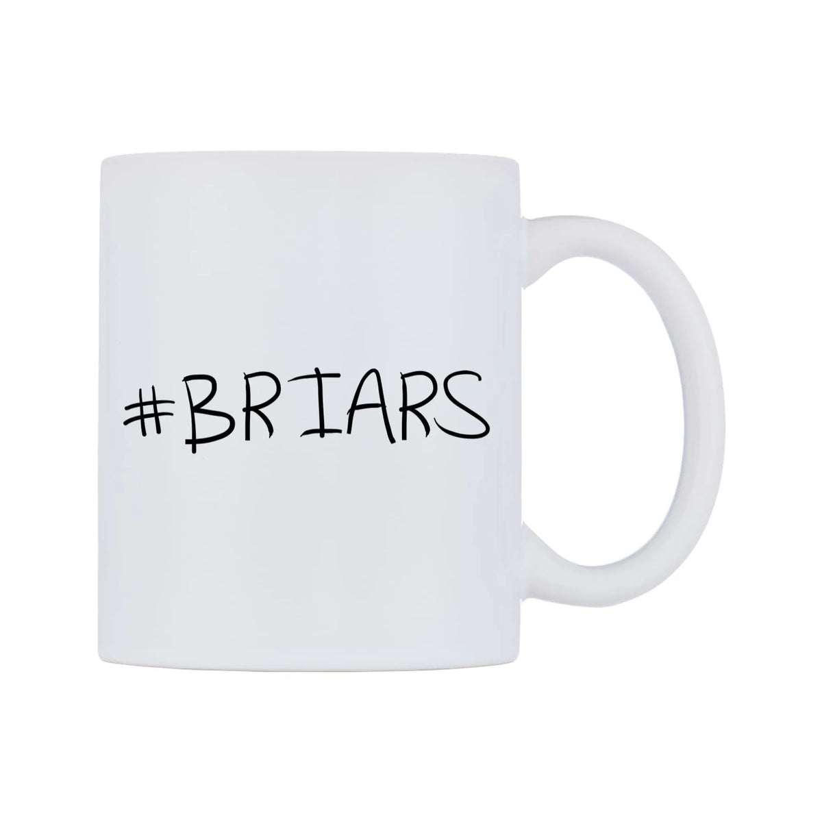 BRIARS Mug — mug, left side, on a white background