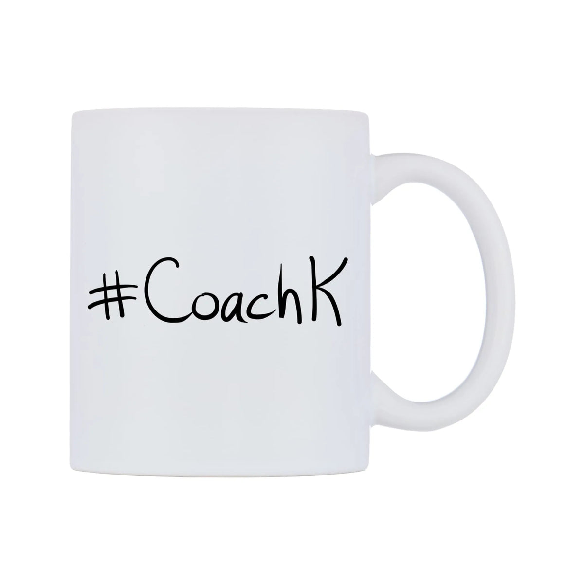 CoachK Mug — mug, left side, on a white background