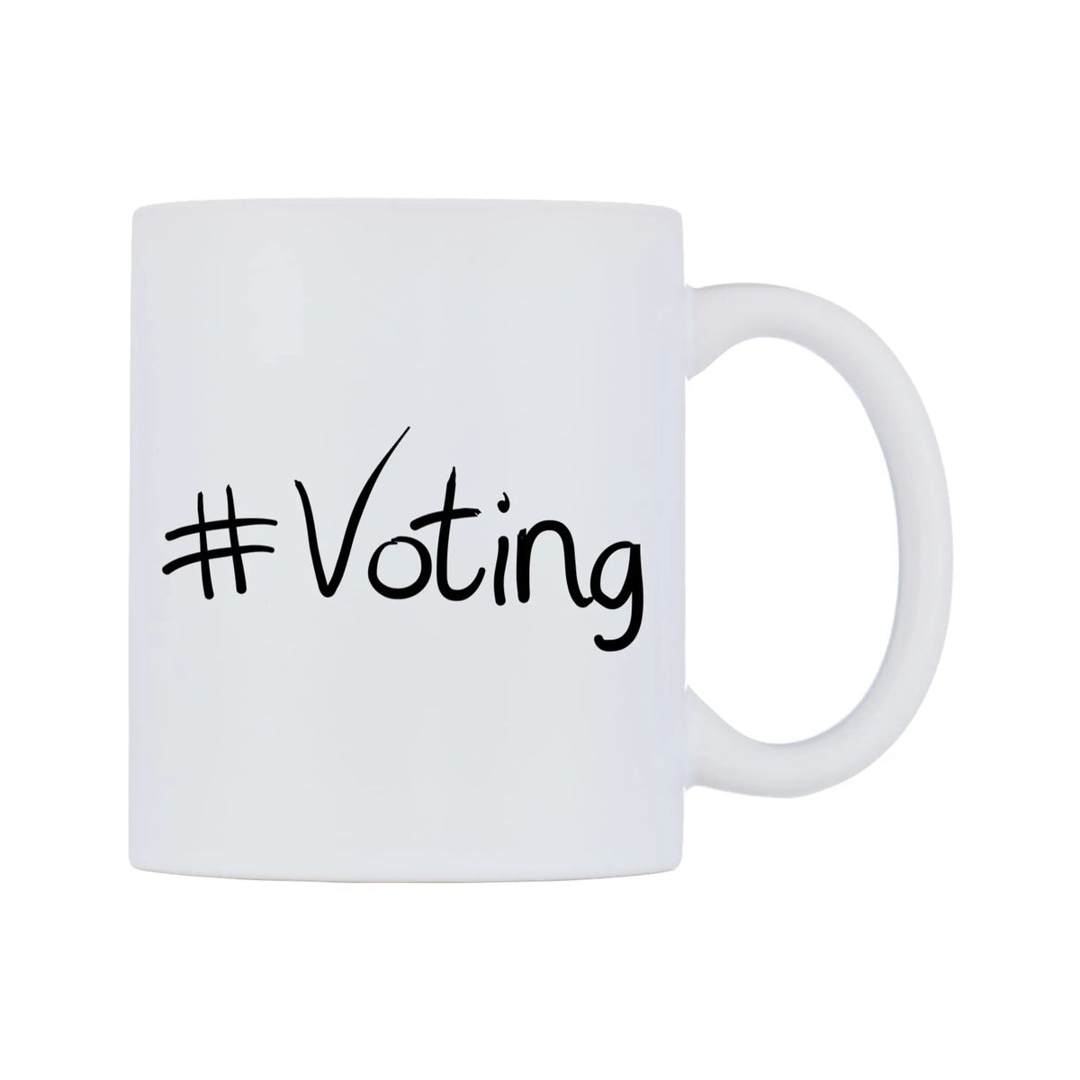 Voting Mug — mug, left side, on a white background