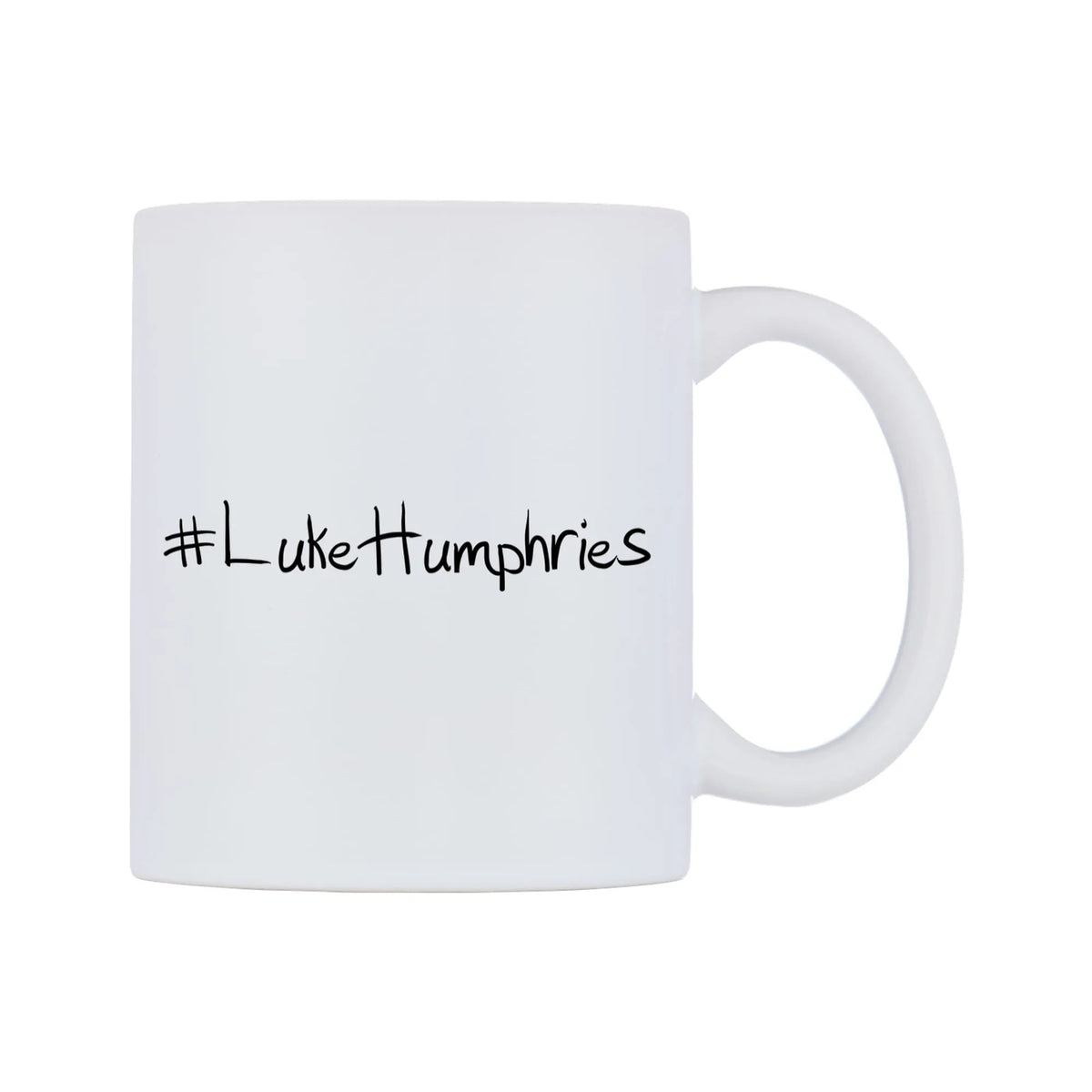 LukeHumphries Mug — mug, left side, on a white background