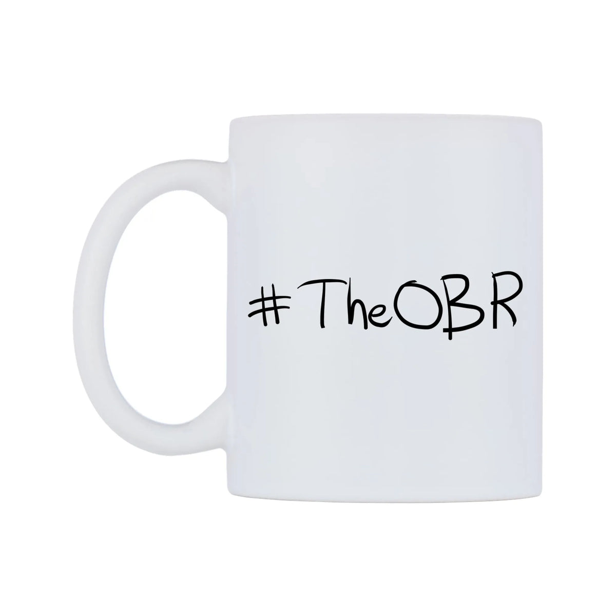 TheOBR Mug — mug, right side, on a white background