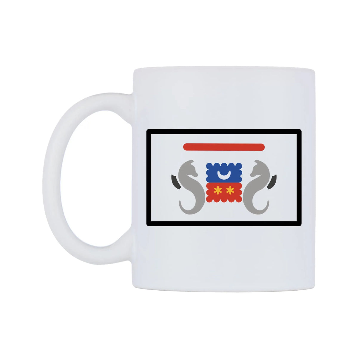 Mayotte Flag Emoji Mug — mug, right side, on a white background
