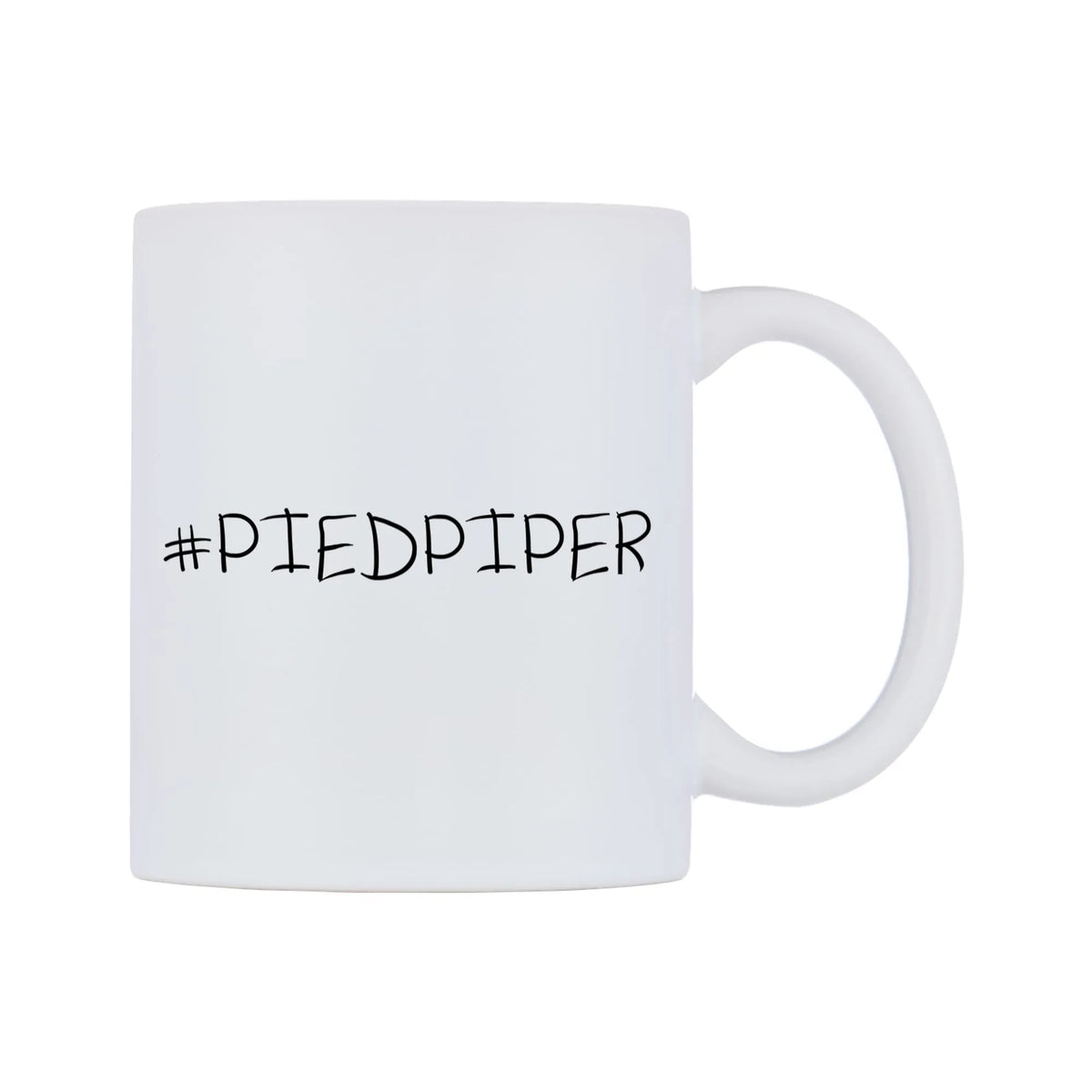 PIEDPIPER Mug — mug, left side, on a white background