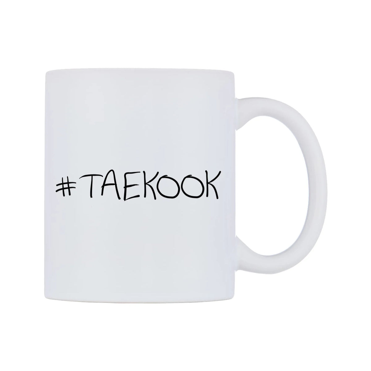 TAEKOOK Mug — mug, left side, on a white background