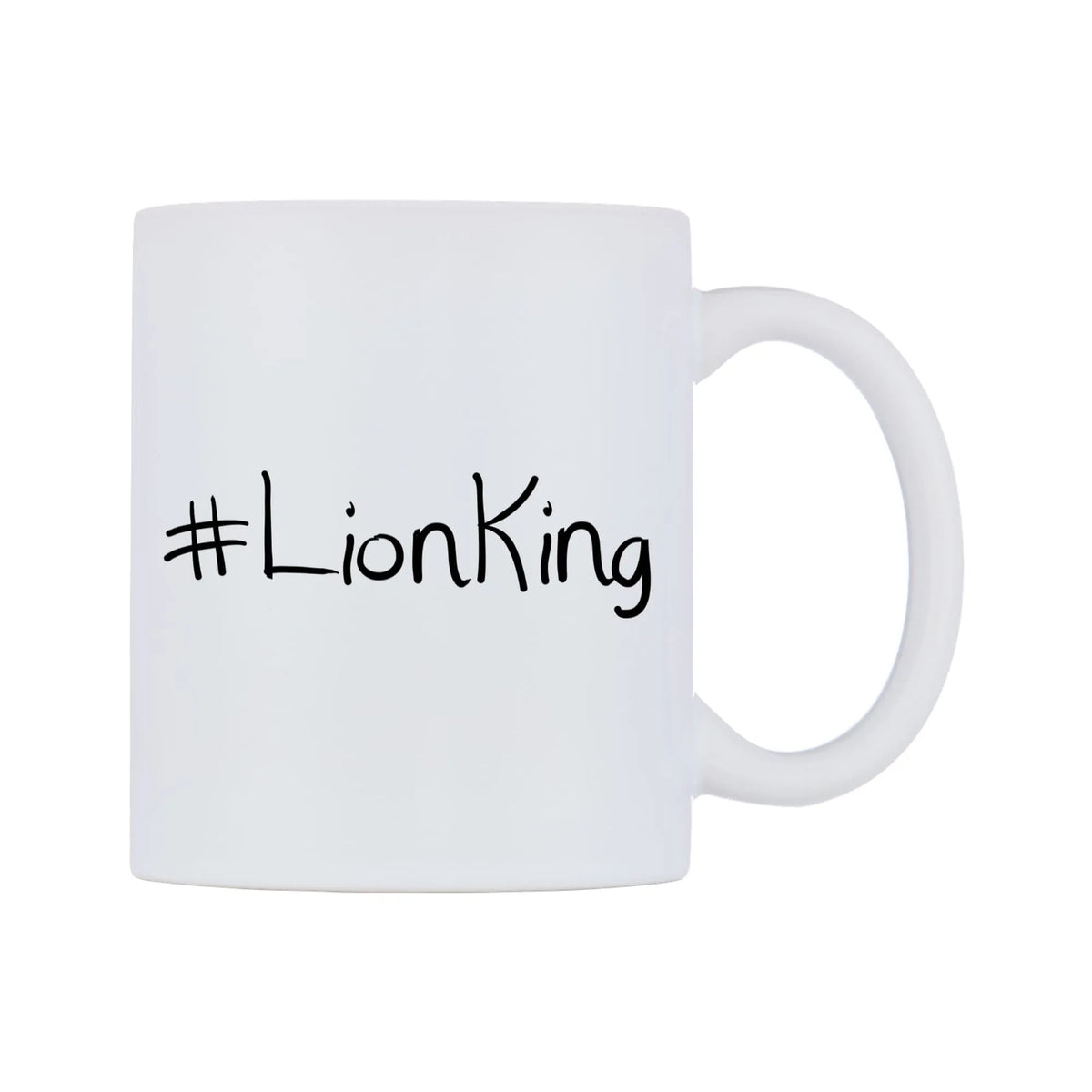 LionKing Mug — mug, left side, on a white background