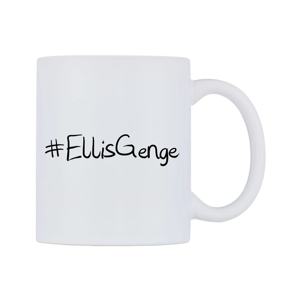 EllisGenge Mug — mug, left side, on a white background