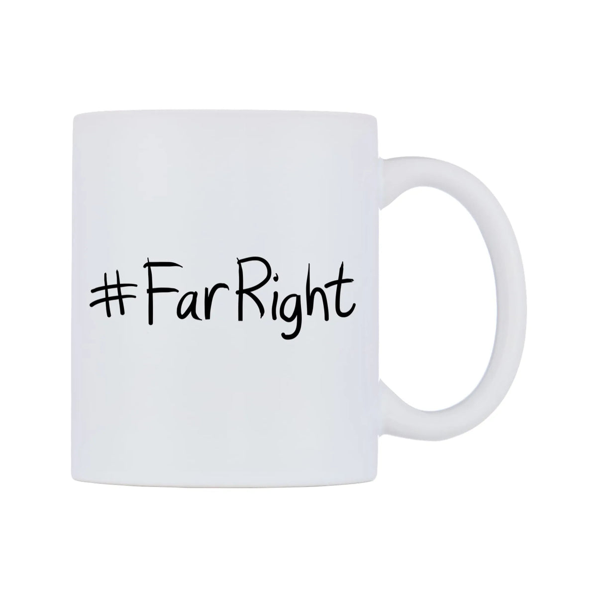 FarRight Mug — mug, left side, on a white background