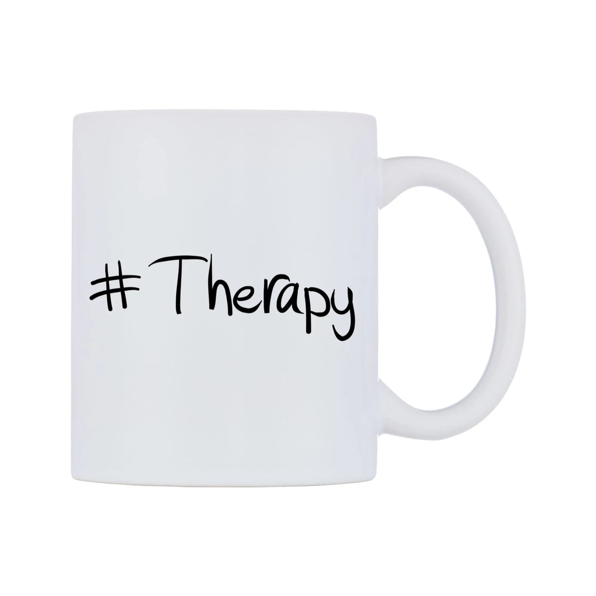 Therapy Mug — mug, left side, on a white background