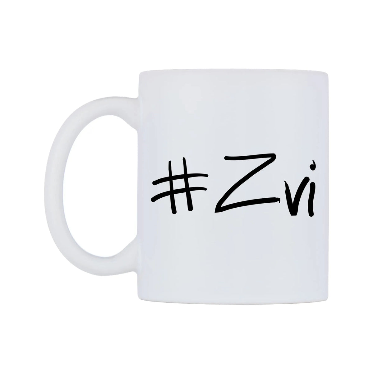 Zvi Mug — mug, right side, on a white background
