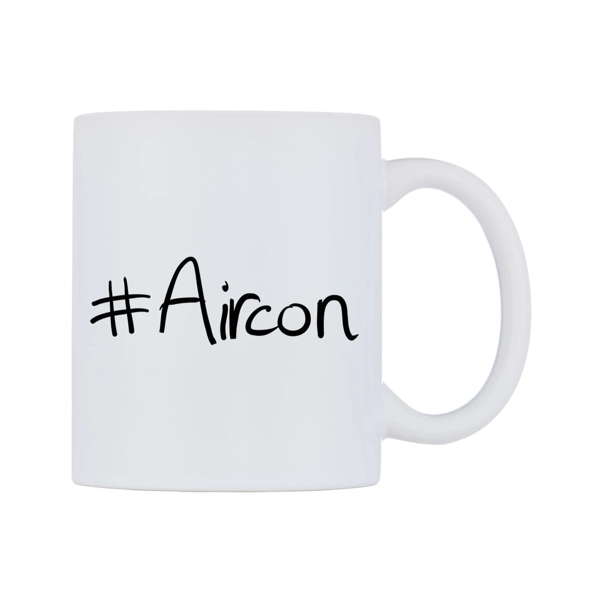Aircon Mug — mug, left side, on a white background