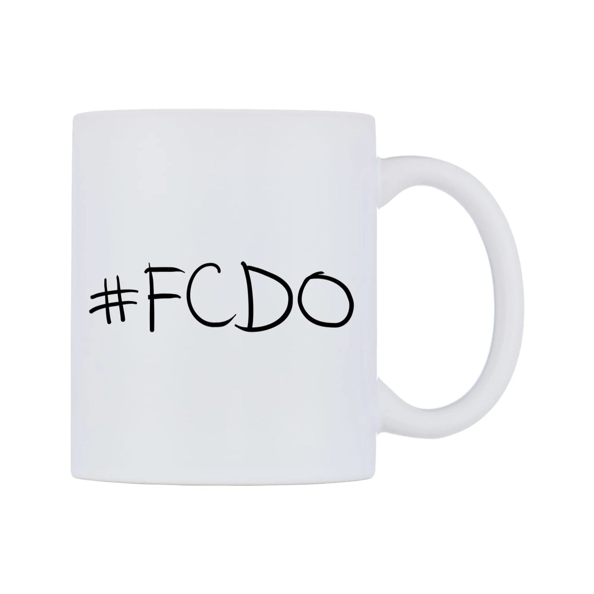 FCDO Mug — mug, left side, on a white background