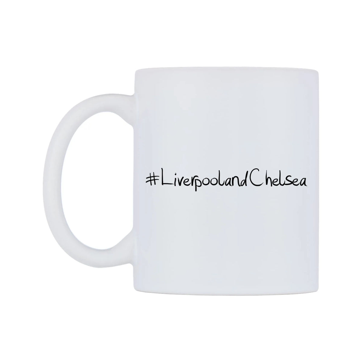 LiverpoolandChelsea Mug — mug, right side, on a white background