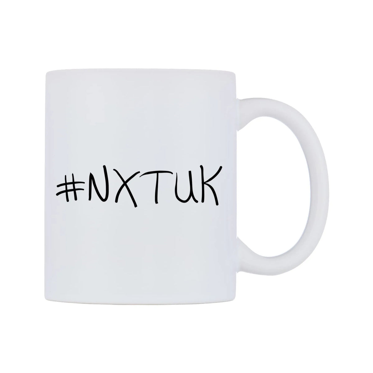 NXTUK Mug — mug, left side, on a white background