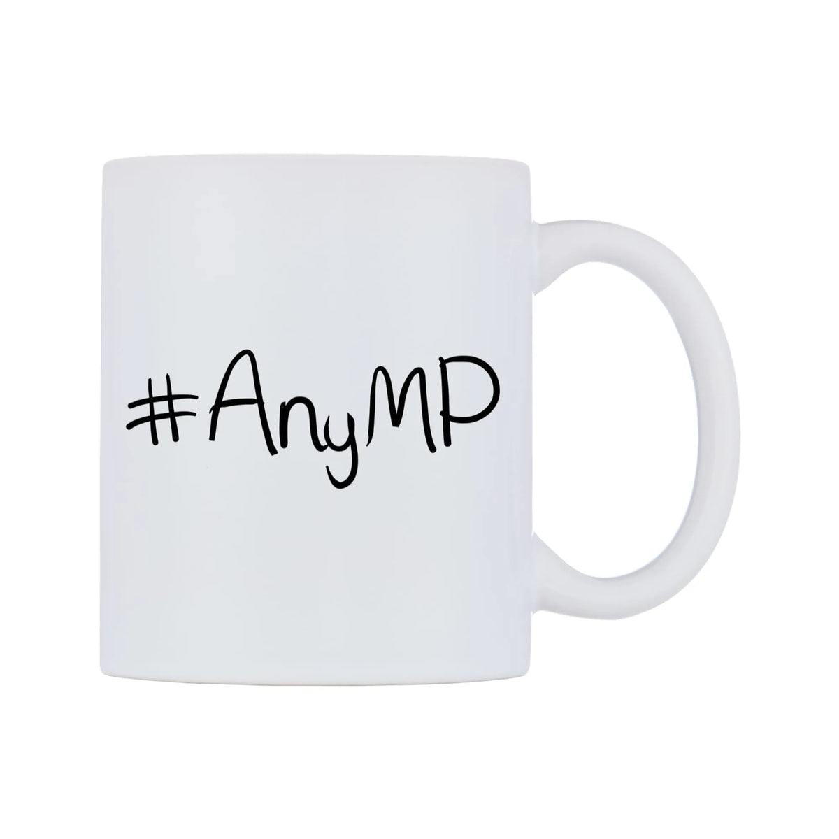 AnyMP Mug — mug, left side, on a white background