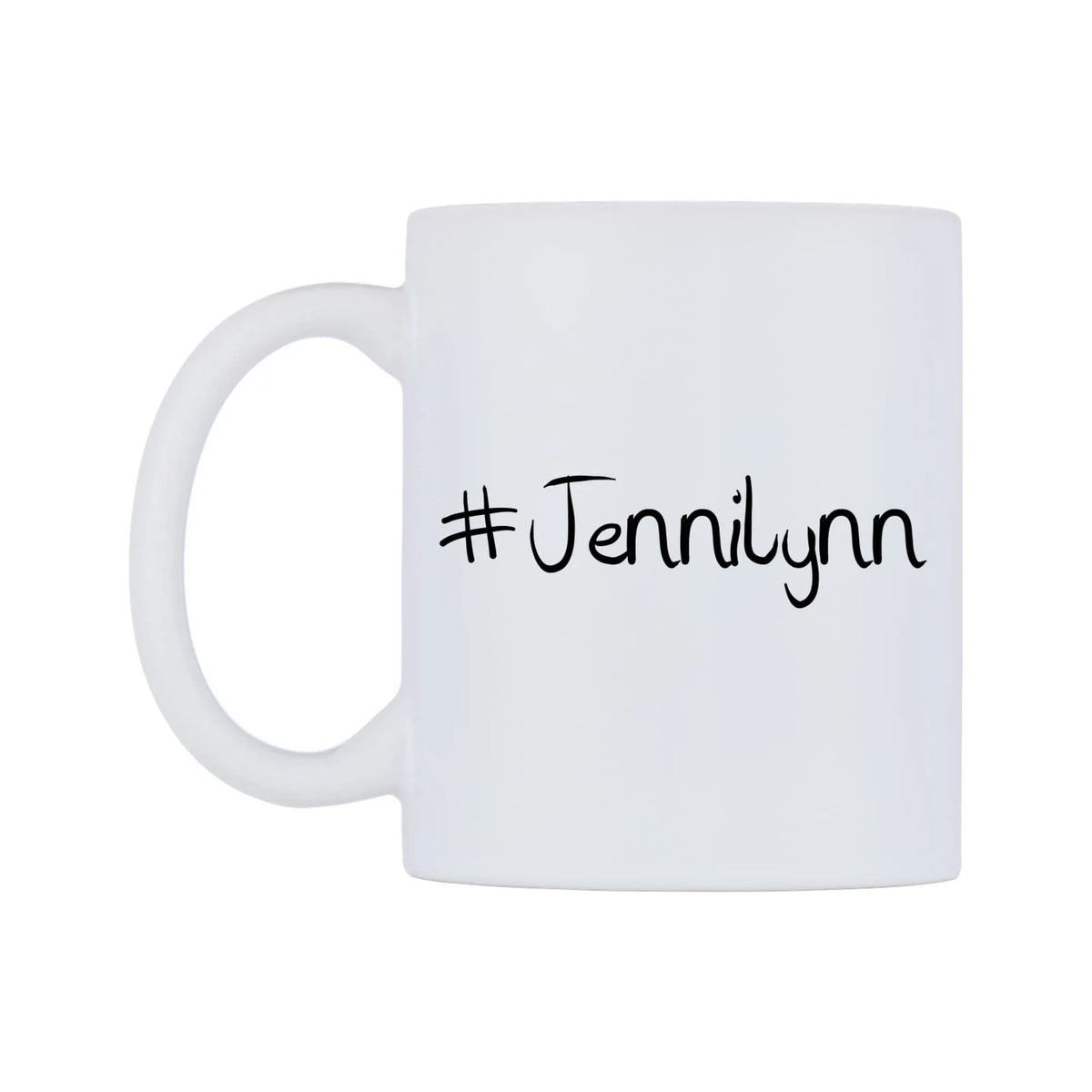 Jennilynn Mug — mug, right side, on a white background