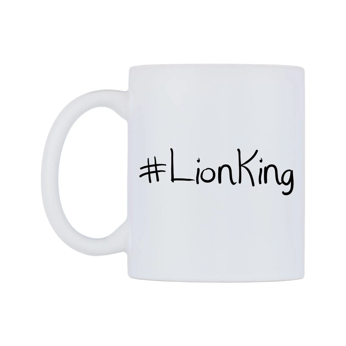 LionKing Mug — mug, right side, on a white background