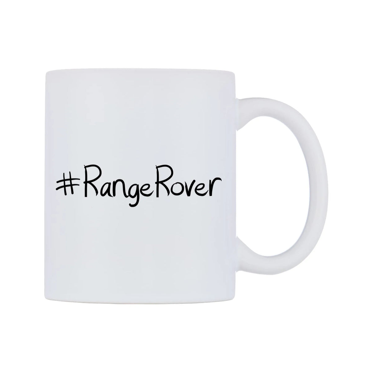 RangeRover Mug — mug, left side, on a white background