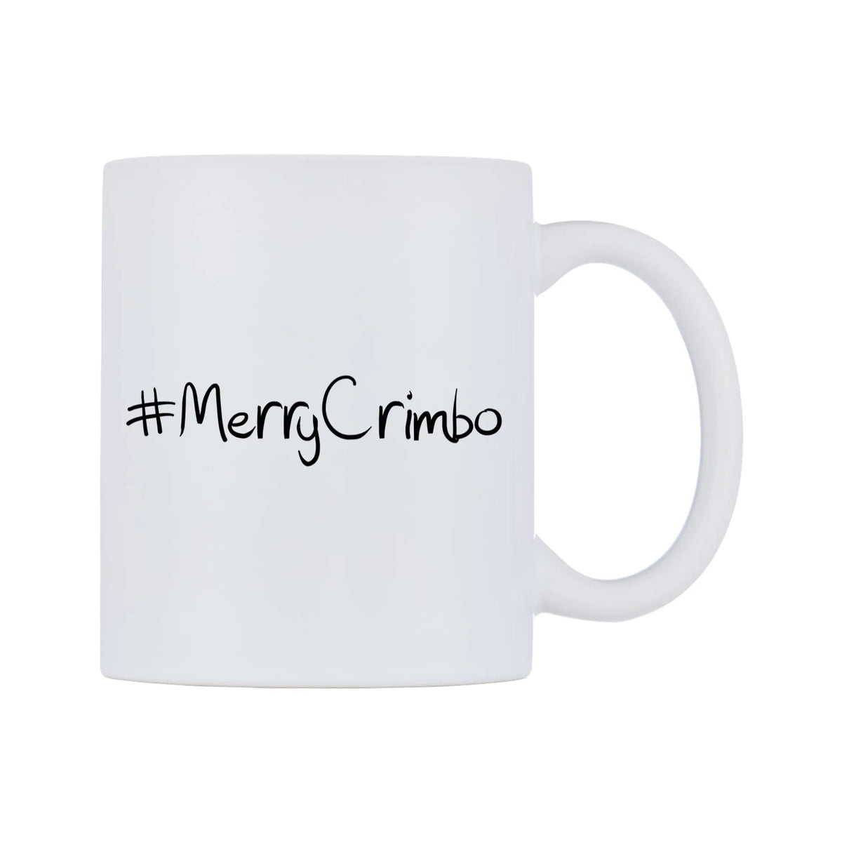 MerryCrimbo Mug — mug, left side, on a white background
