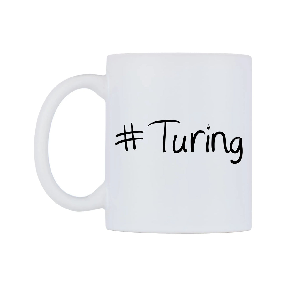 Turing Mug — mug, right side, on a white background