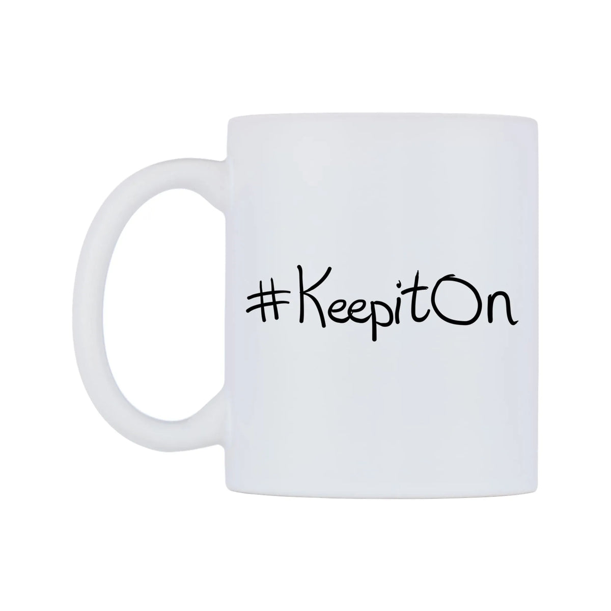 KeepitOn Mug — mug, right side, on a white background