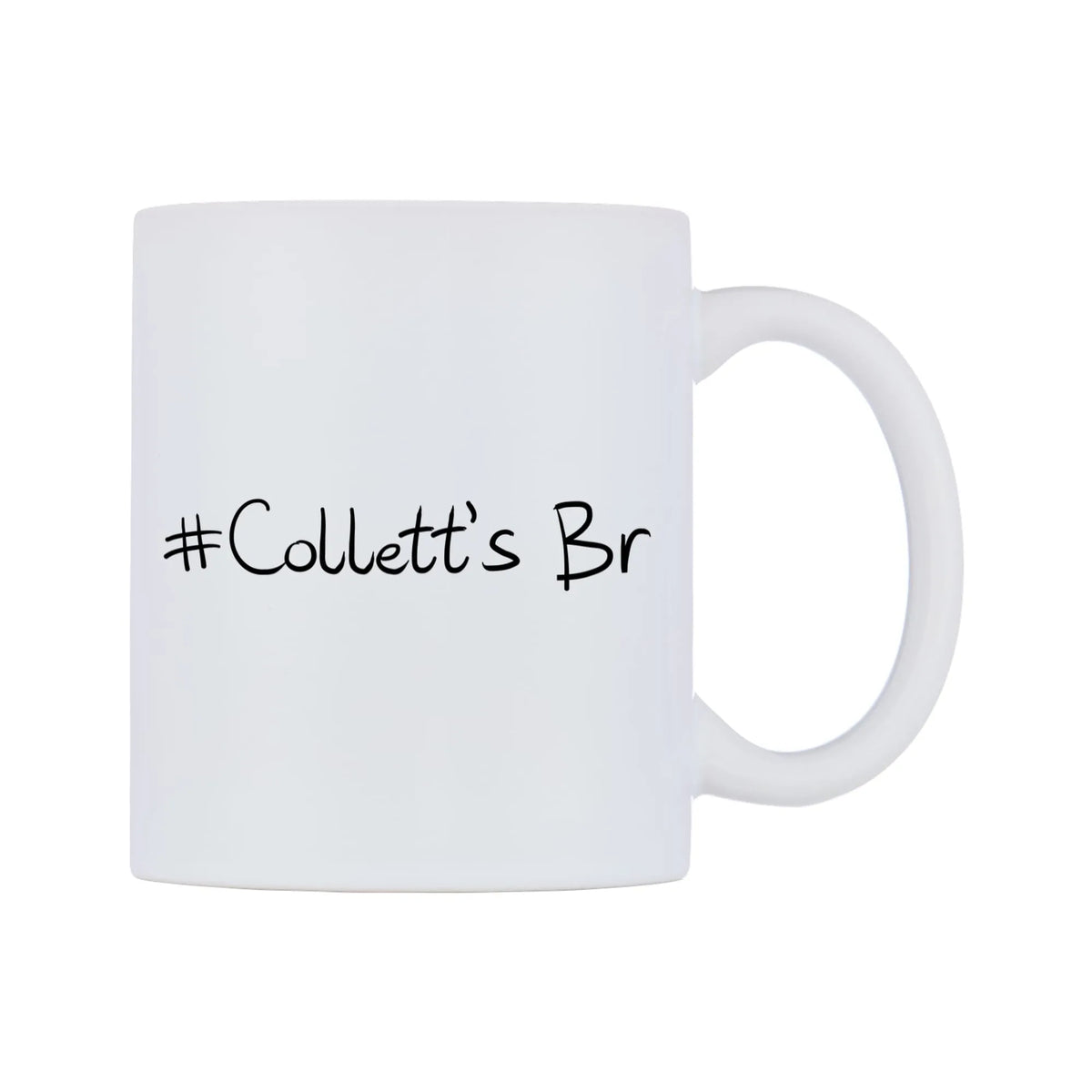 Collett's Br Mug — mug, left side, on a white background